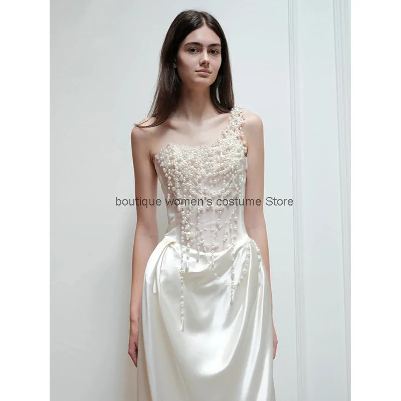 Slip Dress Satin - Cos 2025 французское вечернее платье без