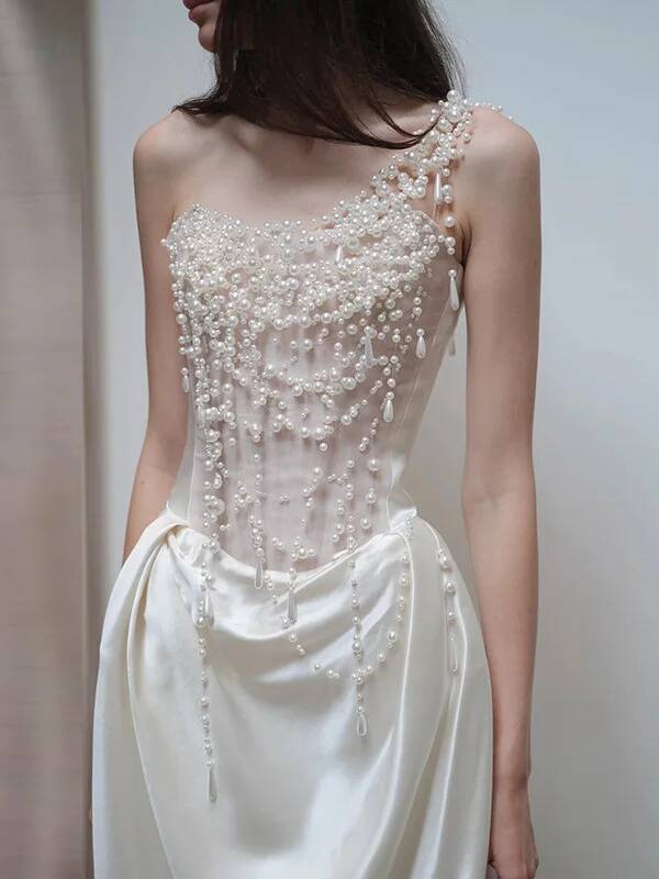 Cos 2025 французское вечернее  – обзор и цена Slip Dress Satin